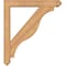 Ekena Millwork Funston Arts and Crafts Smooth Bracket w/ Offset Brace, Western Red Cedar, 5 1/2"W x 32"D x 36"H BKT0604X32X36FST03SWR - alternate 2